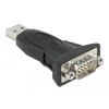 Adapter USB 2.0 Typ-A na męskie szeregowe RS-232 D-Sub 9pin z wkrętami Delock 61506
