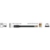 Przejściówka USB 2.0 Typ-A męska na RS-232 RJ45 męski 1,8m czarna Delock 64304