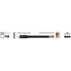 Przejściówka USB 2.0 Typ-A męska na RS-232 RJ45 męski 1,8m czarna Delock 64304