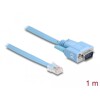 Adapter RS-232 DB9 męski na RS-232 RJ45 męski 1m Delock 63353