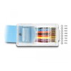 Adapter RS-232 DB9 męski na RS-232 RJ45 męski 1m Delock 63353