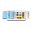 Adapter RS-232 DB9 męski na RS-232 RJ45 męski 1m Delock 63353