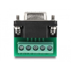 Adapter USB Typ-A na szeregowy RS-422/485 DB9 z zabezpieczeniem przepięć Delock 64055
