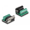 Adapter USB Typ-A na szeregowy RS-422/485 DB9 z zabezpieczeniem przepięć Delock 64055