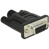 Adapter RS-232 D-Sub 9 żeński loopback Delock 65843
