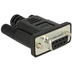 Adapter RS-232 D-Sub 9 żeński loopback Delock 65843