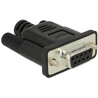 Adapter RS-232 D-Sub 9pin żeński loopback Delock 65843