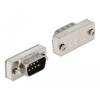 Adapter szeregowy RS-232/485/422 D-Sub 9 męski loopback Delock 66826