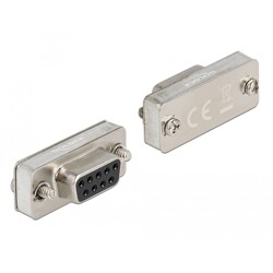 Adapter szeregowy RS-232/485/422 D-Sub 9pin żeński loopback Delock 66827