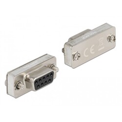 Adapter szeregowy RS-232/485/422 D-Sub 9 żeński loopback Delock 66827