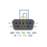 Adapter szeregowy RS-232/485/422 D-Sub 9pin żeński loopback Delock 66827