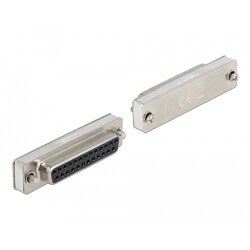 Adapter szeregowy RS-232/485/422 D-Sub 25pin żeński loopback Delock 66831