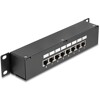 Panel krosowy 10&quot; 8-portowy Cat.6 do łącznika Delock 43304
