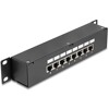 Panel krosowy 10&quot; 8-portowy Cat.6 do łącznika Delock 43304
