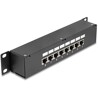 Panel krosowy 10" 8-portowy Cat.6 do łącznika Delock 43304