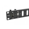Panel 19" adaptera z 16 portami śrubowymi czarny Delock 66077