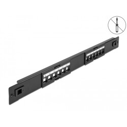 Krosownica Keystone 19" 12-portowa beznarzędziowa Delock 66821