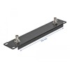 Panel 10&quot; 1U z 2 gniazdami BNC żeńskimi czarny Delock 66851