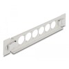 Panel krosowy 10&quot; D-type 6-portowy beznarzędziowy szary Delock 66901