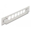 Panel krosowy 10&quot; D-type 6-portowy beznarzędziowy szary Delock 66901