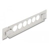 Panel krosowy 10" D-type 6-portowy beznarzędziowy szary Delock 66901