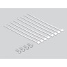 Panel krosowy 19" 2U 48-portowy Cat.5e kolorowy Delock 66881