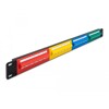 Panel krosowy 19&quot; 1U 24-portowy Cat.5e kolorowy Delock 66880
