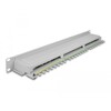 Panel krosowy 19&quot; 1U 16-portowy Cat.6A szary Delock 66877