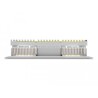 Panel krosowy 19" 1U 16-portowy Cat.6A szary Delock 66877