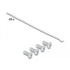 Panel krosowy Keystone 19&quot; 2U 48-portowy z listwą przeciwnaprężeniową czarny Delock 66878