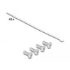 Panel krosowy Keystone 19&quot; 2U 48-portowy z listwą przeciwnaprężeniową czarny Delock 66878