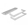 Panel krosowy Keystone 19&quot; 2U 48-portowy z listwą przeciwnaprężeniową szary Delock 66879