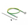 Panel krosowy Keystone 19" 2U 48-portowy z listwą przeciwnaprężeniową odgięty czarny Delock 66977