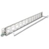 Panel krosowy Keystone 19&quot; 24-portowy odchylany z odciążeniem Delock 67066