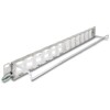 Panel krosowy Keystone 19&quot; 24-portowy odchylany z odciążeniem Delock 67066