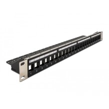 Krosownica Keystone 19" 24-portowa czarna Delock 66865
