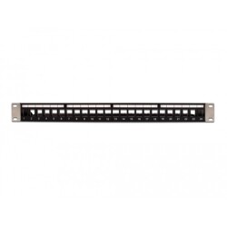 Krosownica Keystone 19" 24-portowa czarna Delock 66865