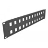 Krosownica Keystone 19&quot; 2U D-type 24-portowa czarna Delock 66837