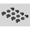 Krosownica Keystone 19&quot; 2U D-type 24-portowa czarna Delock 66837