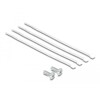 Panel krosowy 10&quot; 0,5U 8-portowy Cat.6A szary Delock 66871