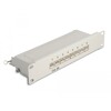 Panel krosowy 10&quot; 1U 8-portowy Cat.6A szary Delock 66873