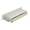 Panel krosowy 10&quot; 1U 8-portowy Cat.6A szary Delock 66873