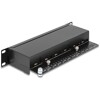 Panel krosowy 10&quot; 12-portowy Cat.6 czarny Delock 43297