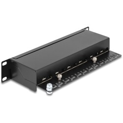 Panel krosowy 10" 12-portowy Cat.6 czarny Delock 43297