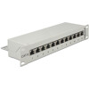 Panel krosowy 10&quot; 12-portowy Cat.6 szary Delock 43299