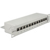 Panel krosowy 10" 12-portowy Cat.6 szary Delock 43299
