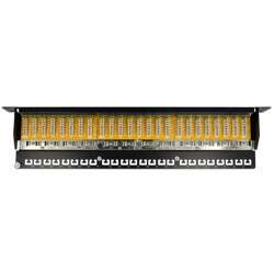 Panel krosowy 19" 1U 24-portowy Cat.6 szary Delock 43300