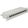Panel krosowy 10&quot; 12-portowy Cat.6A szary Delock 43308