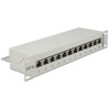 Panel krosowy 10" 12-portowy Cat.6A szary Delock 43308