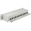 Panel krosowy 10&quot; 12-portowy Cat.6A szary Delock 43308